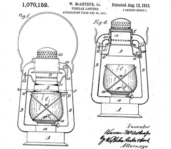 McArthur's Short Globe 'Tube' Lantern